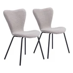 Zuo Modern Thibideaux Dining Chair Set Of 2, Light Gray - 109659 New. Price: $219.99.