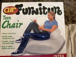 Intex 2000 Nos Furniture Teen Chair Polka Dot Light Blue Capacity 176 Lbs New. Price: $90.00.