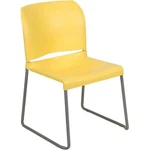 Flash Furniture Hercules Plastic Sled Base Stacking Chair Yellow New. Price: $143.66.