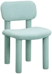 Tov Elise 20 1/2" Wide Modern Pale Blue Velvet Fabric Dining Chair New. Price: $329.00.