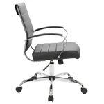 Leisuremod Upholstered Leather Office Chair With Swivel And Tilt In Black New. Price: $247.49.
