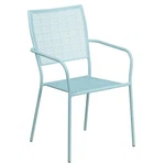 Flash Furniture Stackable Steel Square Back Patio Dining Side Chair Sky Blue New. Price: $133.22.