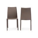 Baxton Studio Rockford Leather Dining Side Chair Taupe (set Of 2) New. Price: $323.99.