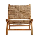 Texxture Copenhagen Banana Tree Bark Chair, Wood Legs, Home Furniture (open Box). Price: $378.03.