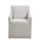 Madison Park Charlotte Dining Chair With Hidden 24.5"W X 24"D 34"H, Grey New. Price: $438.99.