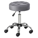 Round Rolling Stool With Height Adjustable Lift, Vanity Chair Luxury Style New. Price: $94.34.