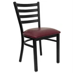 Flash Furniture Hercules Dining Chair Burgundy And Black New. Price: $104.15.