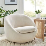 Beautiful 360 Traditional Mira Swivel Chair With Soft Foam Seat Cushion, Linen New. Price: $339.95.