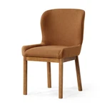 Maven Lane Contemporary Dining Chair, Refined Brown W/clay Fabric (for Parts). Price: $84.47.