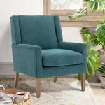 Colamy Modern Wingback Living Room Upholstered Fabric Accent Armchair,... New. Price: $312.99.