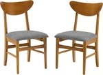 Crosley Furniture Landon Wood Dining Chairs Seat Set Of 2 Acorn Open. Price: $184.00.
