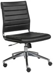Axel Black Leatherette Low Back Swivel Office Chair New. Price: $462.00.