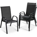 Patio Chairs Set Of 4 Breathable Stackable Dining Outdoor Yard Furniture New. Price: $109.99.