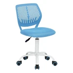 Furniturer Carnation Swivel Teen Plastic And Mesh Task Chair In Blue New. Price: $79.99.