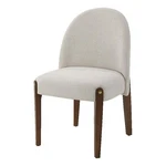 Acme Gamarya Wood And Fabric Upholstered Side Chair In White & Oak (set Of 2) New. Price: $421.41.