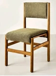 2X Dowel Leg Upholstered Armless Dining Chair - Olive Hearth & Hand Open. Price: $159.00.