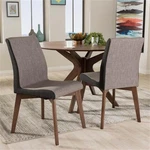 Bowery Hill Upholstered Gravel Gray Dining Chair Rectangular Mid-century 34.8... New. Price: $272.56.