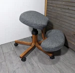 Vintage Mid Century Modern Ergonomic Kneeling Stool Office Chair Bentwood Used. Price: $270.00.