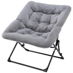 Oakham Comfy Chair For Adults, Soft Faux Fur Folding Lounge Bedroom Open. Price: $47.24.