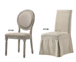 Acme Faustine Salvaged Light Oak & Fabric Padded Finish 2-PC 40"H Side Chair New. Price: $295.99.