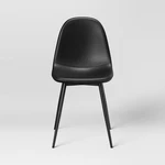 2PC Copley Upholstered Dining Chair Midnight Black - Project 62 New. Price: $96.99.