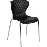 Flash Furniture Lowell Design Black Plastic Stack Chair LF-7-07C-BLK-GG New. Price: $89.99.