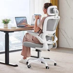 Tralt Office Chair Ergonomic Desk 330 Lbs Capacity White-grey New. Price: $169.99.