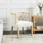 My Texas House Raveena Upholstered Accent Chair, Oat New. Price: $415.00.