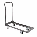 Gray Steel Folding Cart By Chivari - Up To 25 Chairs New. Price: $146.93.