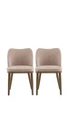 Christopher Knight Home Set Of 2 Isaac Fabric Upholstered Dining Chairs Apricot Open. Price: $132.59.