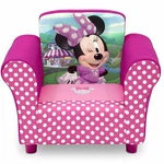 Kids Chair Mini Mouse Upholstered Seat Childrens Furniture Toddler Pink Pokadot New. Price: $94.97.