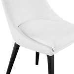 Modway Viscount Polyester Fabric And Solid Wood Dining Chair White New. Price: $176.97.