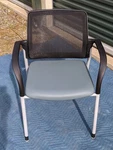 Hon Ignition Multi-purpose Stacking Chair 4-LEG Black 4-WAY Stretch Mesh Back Used. Price: $162.50.