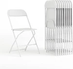 Flash Furniture Hercules Set Of 10 Indoor/outdoor Heavy-duty Plastic Folding ... New. Price: $250.77.