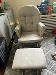 Angel Line 61327-75 Windsor Glider And Ottoman Cushion Grey/dark Used. Price: $40.00.