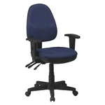 Office Star 36427-225 Desk Chair, Adjustable Arms, 20 1/2- Height, New. Price: $260.99.