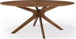 Modway Crossroads Wood, 71" Oval Dining Table, Oak Walnut Brown New. Price: $400.00.