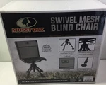 Mossy Oak Swivel Blind Chair W/ Adjustable Legs Portable Hunting New. Price: $97.50.