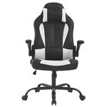 Furniture America Leo Faux Leather Reclining Ergonomic Gaming Chair New. Price: $85.45.