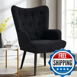 Furniliving Boucle Accent Chair For Room Upholstered Reading High New. Price: $239.98.