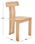 Safavieh Cayde Wood Dining Chair, Reduced Price 2172767992 DCH8801B Open. Price: $90.00.