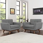 Modway Engage Armchair Wood Set Of 2 In Expectation Gray New. Price: $1088.75.