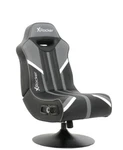 X Rocker Nebula Pedestal Gaming Chair Gray 2.1 Bluetooth Audio New. Price: $300.00.