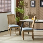 Set Of 2 Powell French Country Indoor Dining Chairs, Wooden Room Wi New. Price: $401.99.