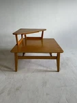Vintage Mid Century End Table Mcm Nightstand Bedroom Atomic Danish Eames Blonde Used. Price: $688.99.