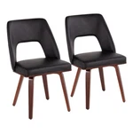 Lumisource Chair, Set Of 2, Walnut Bamboo/black CH-TRIADUPWLBK2 New. Price: $300.00.