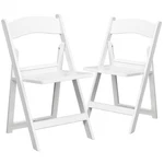 Flash Furniture Hercules Resin Folding Chair White (set Of 2) New. Price: $120.99.