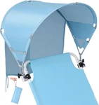Universal Chair Umbrella Canopy, Foldable Portable Upf 50+ Sun Shade Attac New. Price: $57.73.