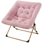 Oakham Comfy Chair For Adults, Soft Folding Lounge (faux Fur-pink) Open. Price: $76.33.