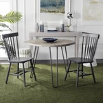 Safavieh Parker 17''H Spindle Dining Chair Set Of 2 Charcoal Grey New. Price: $138.11.